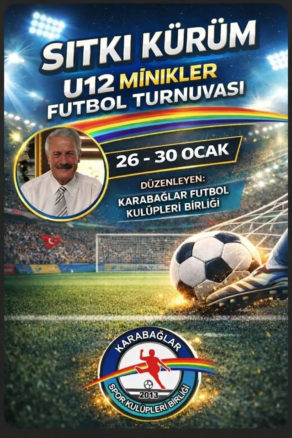 Karabağlar Futbol Kulüpleri Birliği 26-30 Ocak afişi